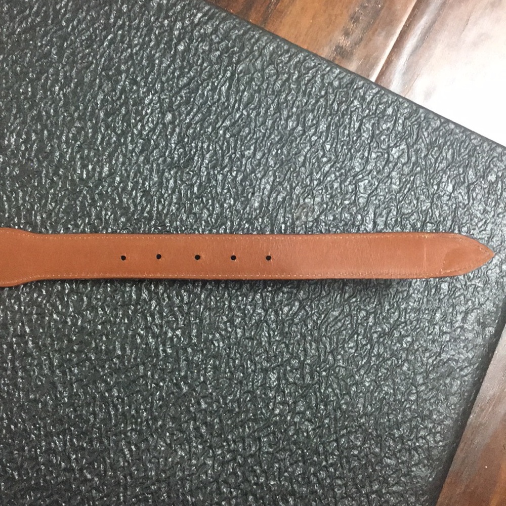 Handcrafted Calfskin NEW Maida's Luxury Mens/Unisex Brown Leather Belt - Size 44 - Picture 12 of 16
